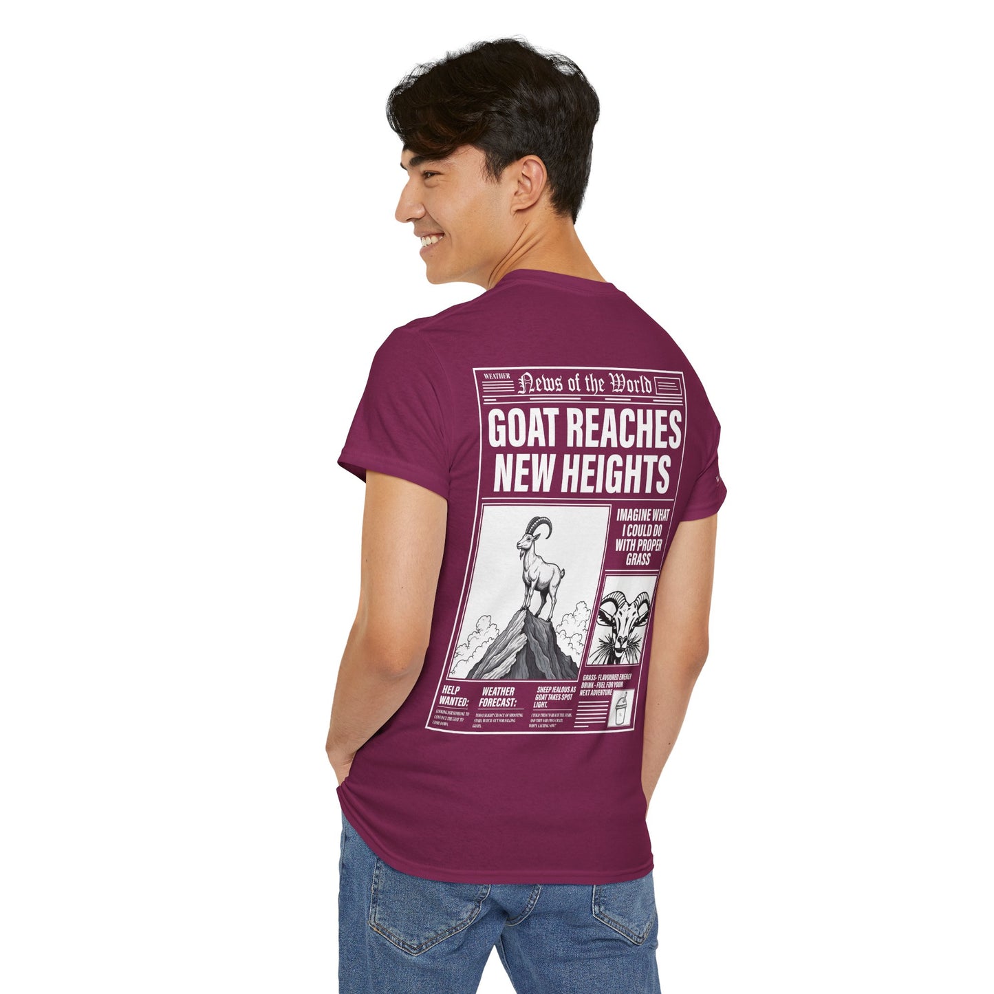 Goat Reaches New Heights T-shirt