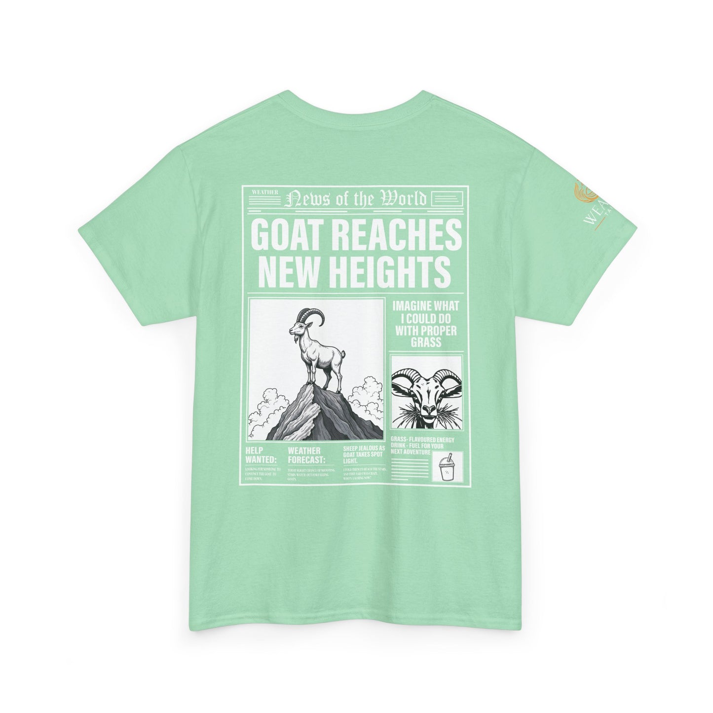 Goat Reaches New Heights T-shirt