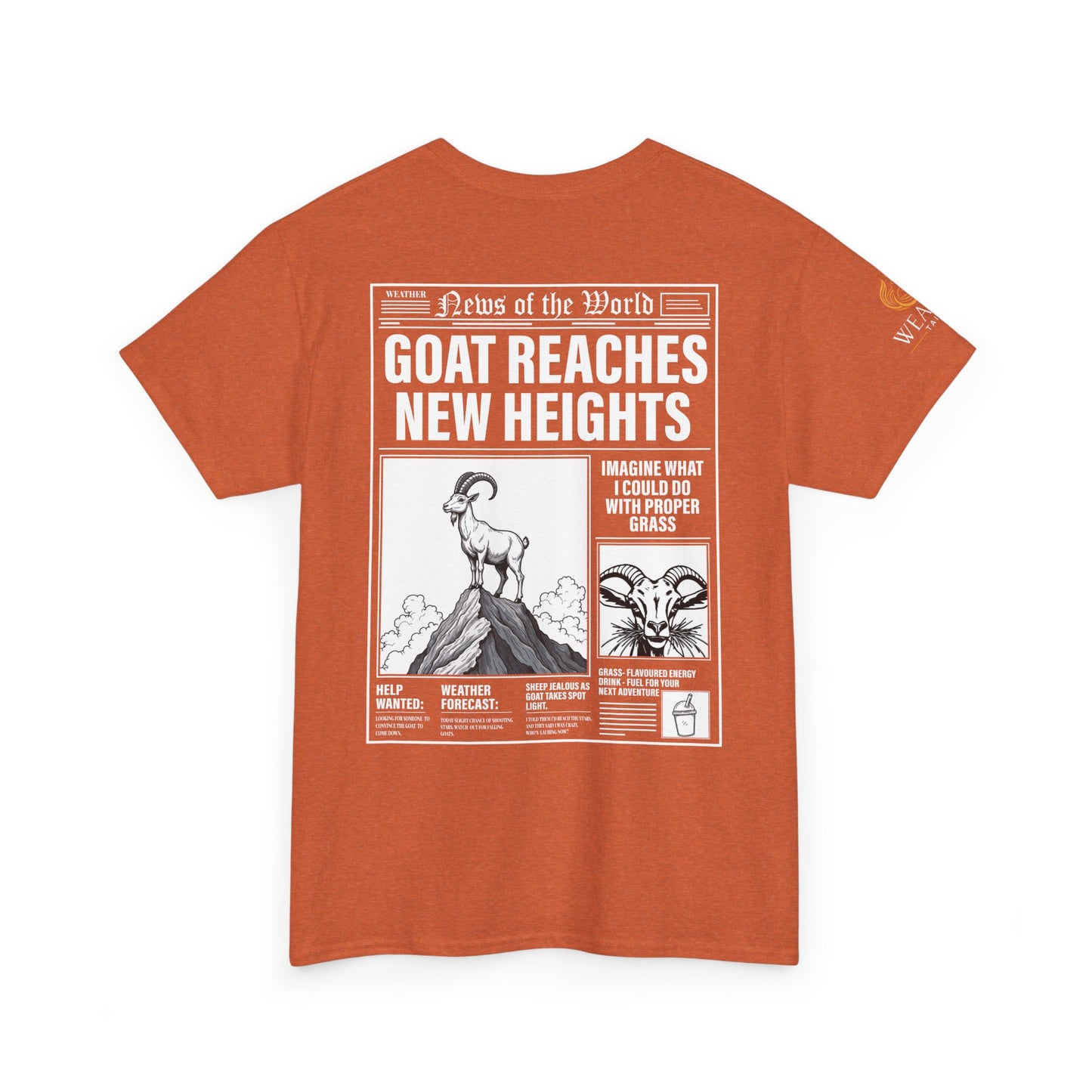 Goat Reaches New Heights T-shirt