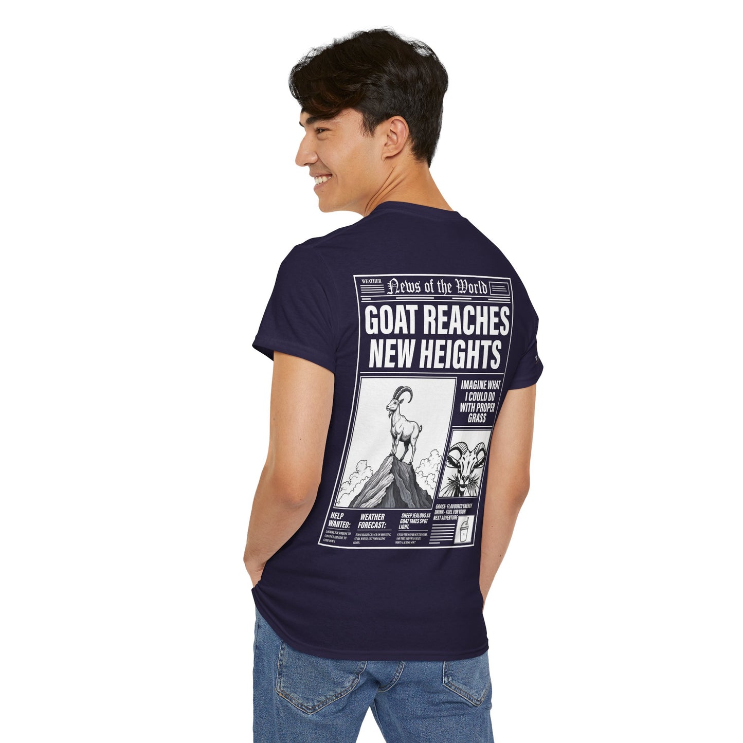 Goat Reaches New Heights T-shirt