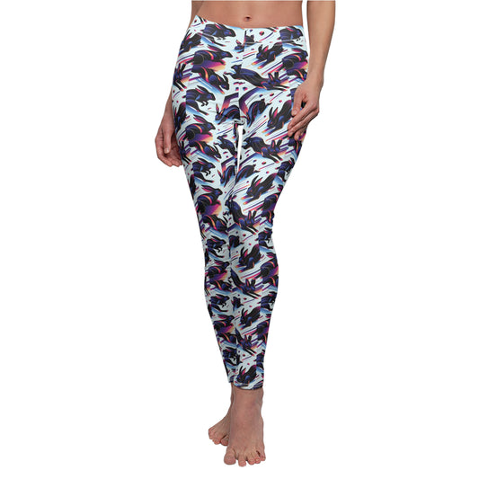 Bunny Print Casual Leggings – Soft, Stylish & Perfect for Lounge or Yoga