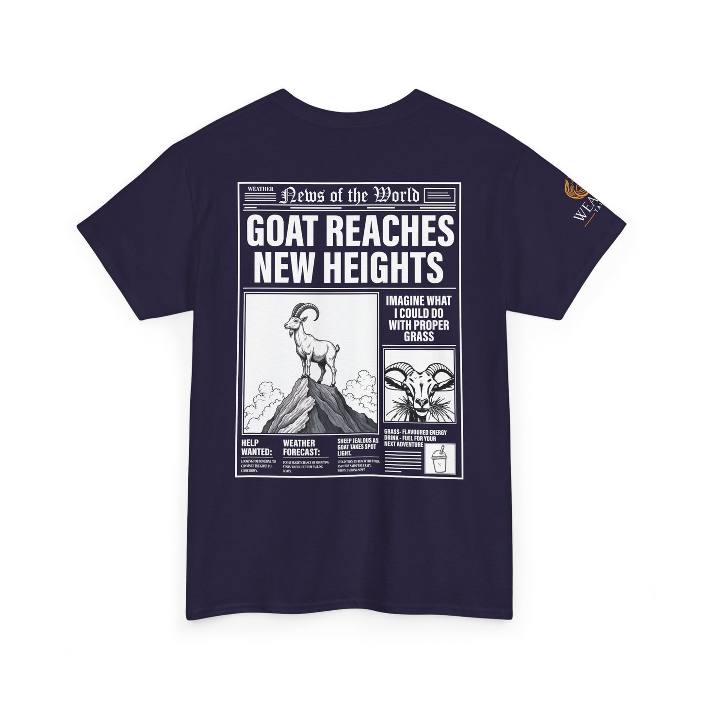 Goat Reaches New Heights T-shirt