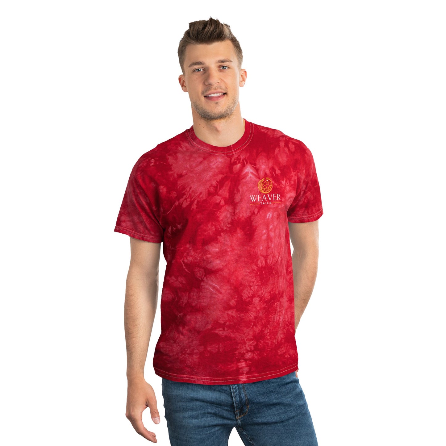 Weaver Crystal Tie-Dye Tee - Ocean Vibes Casual Shirt