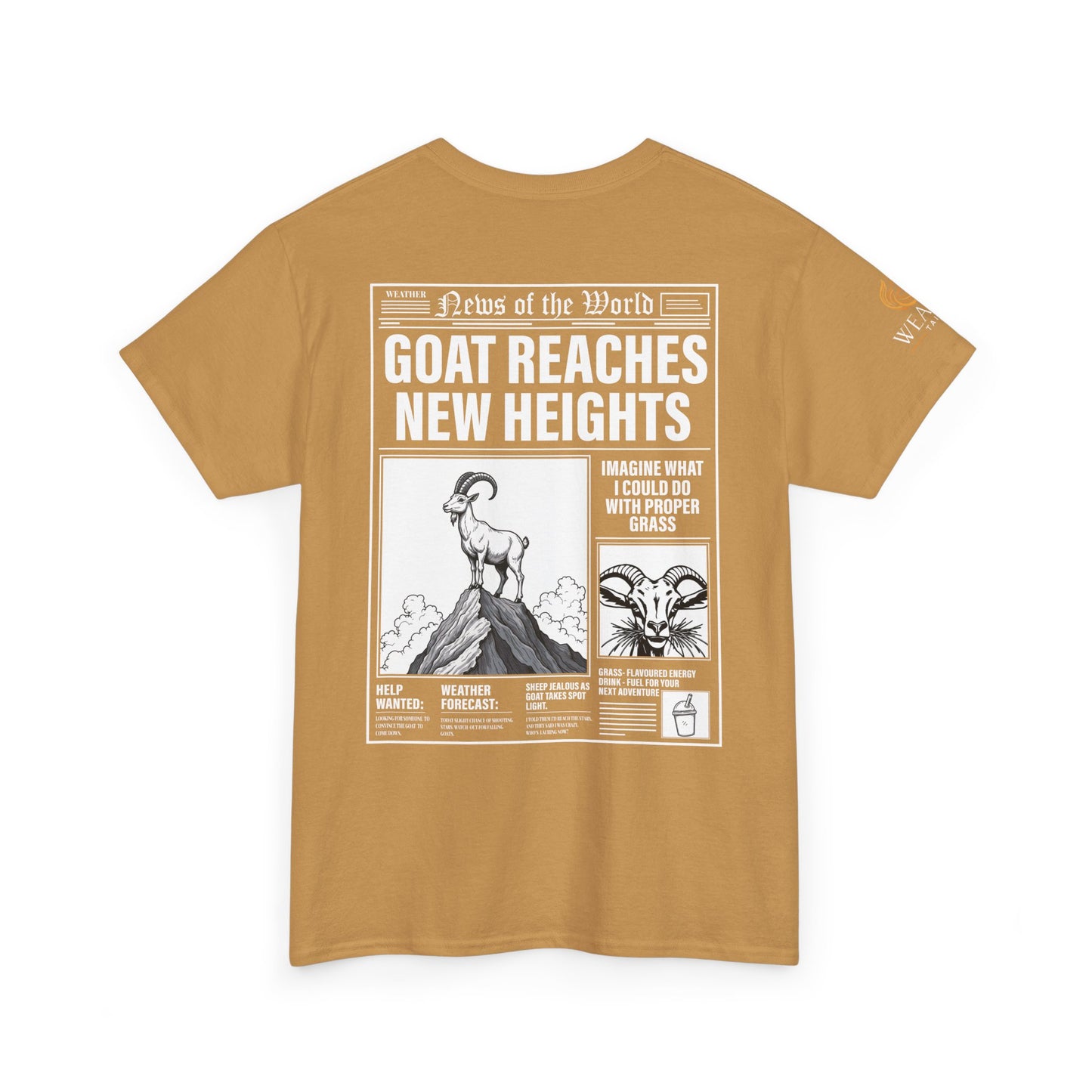 Goat Reaches New Heights T-shirt