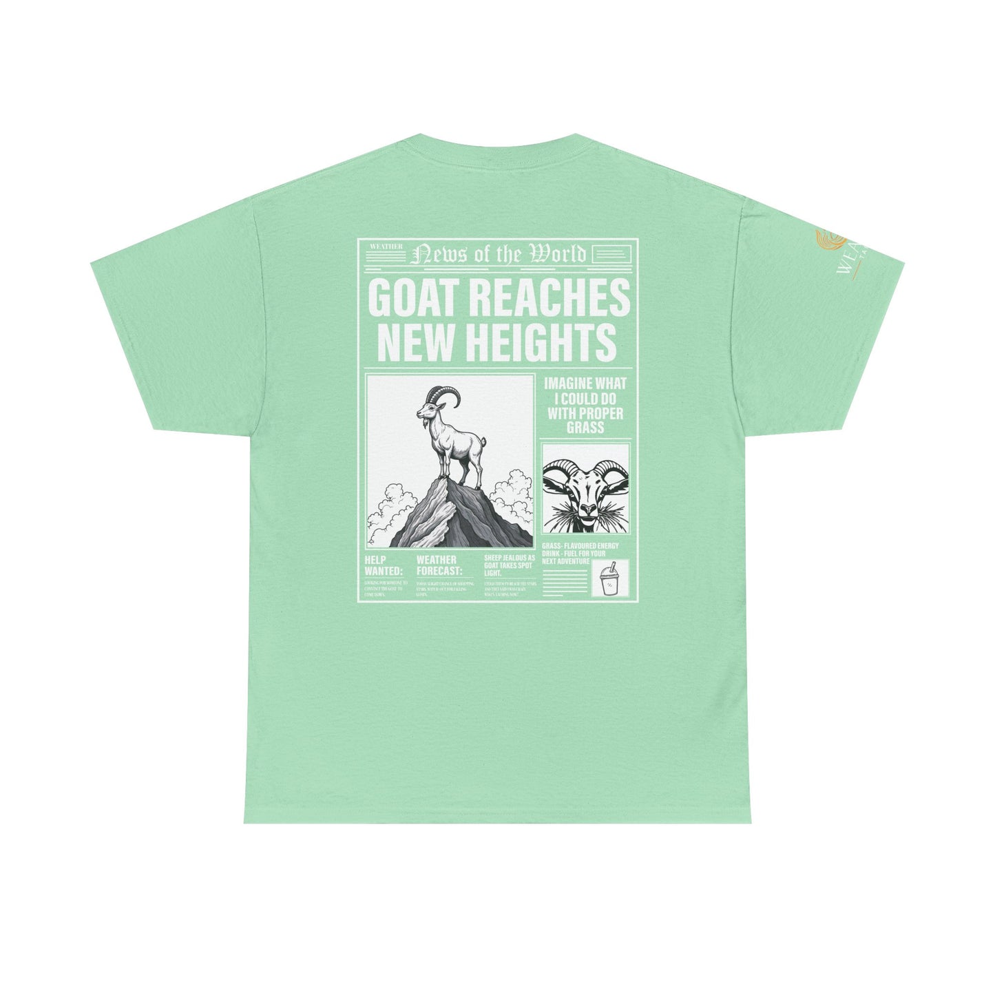 Goat Reaches New Heights T-shirt