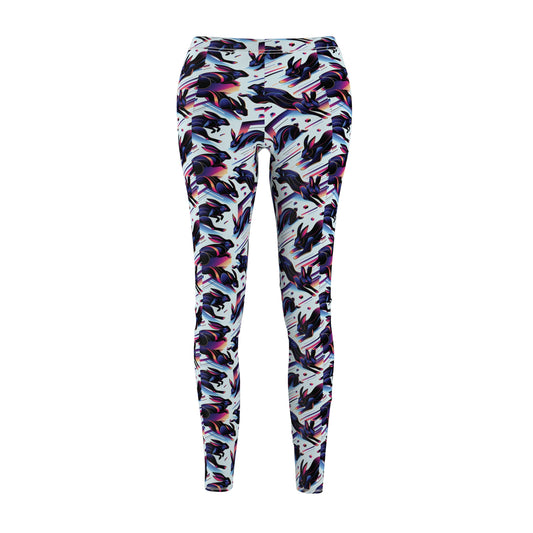 Bunny Print Casual Leggings – Soft, Stylish & Perfect for Lounge or Yoga