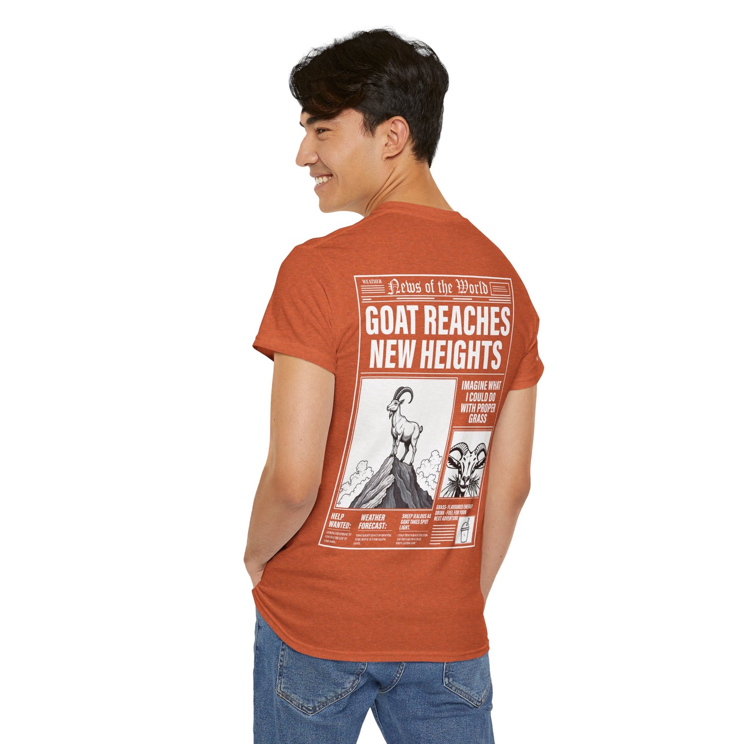 Goat Reaches New Heights T-shirt