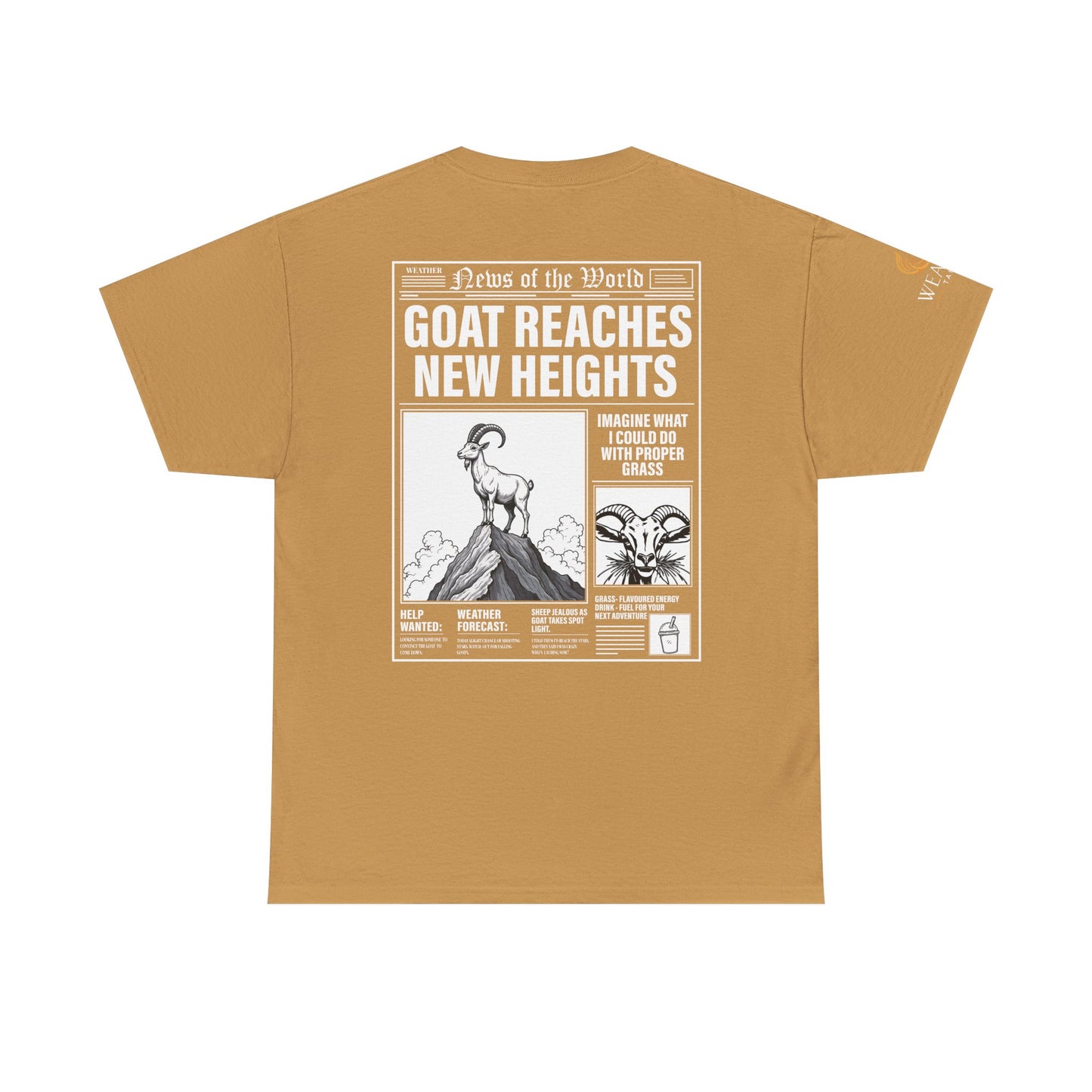 Goat Reaches New Heights T-shirt