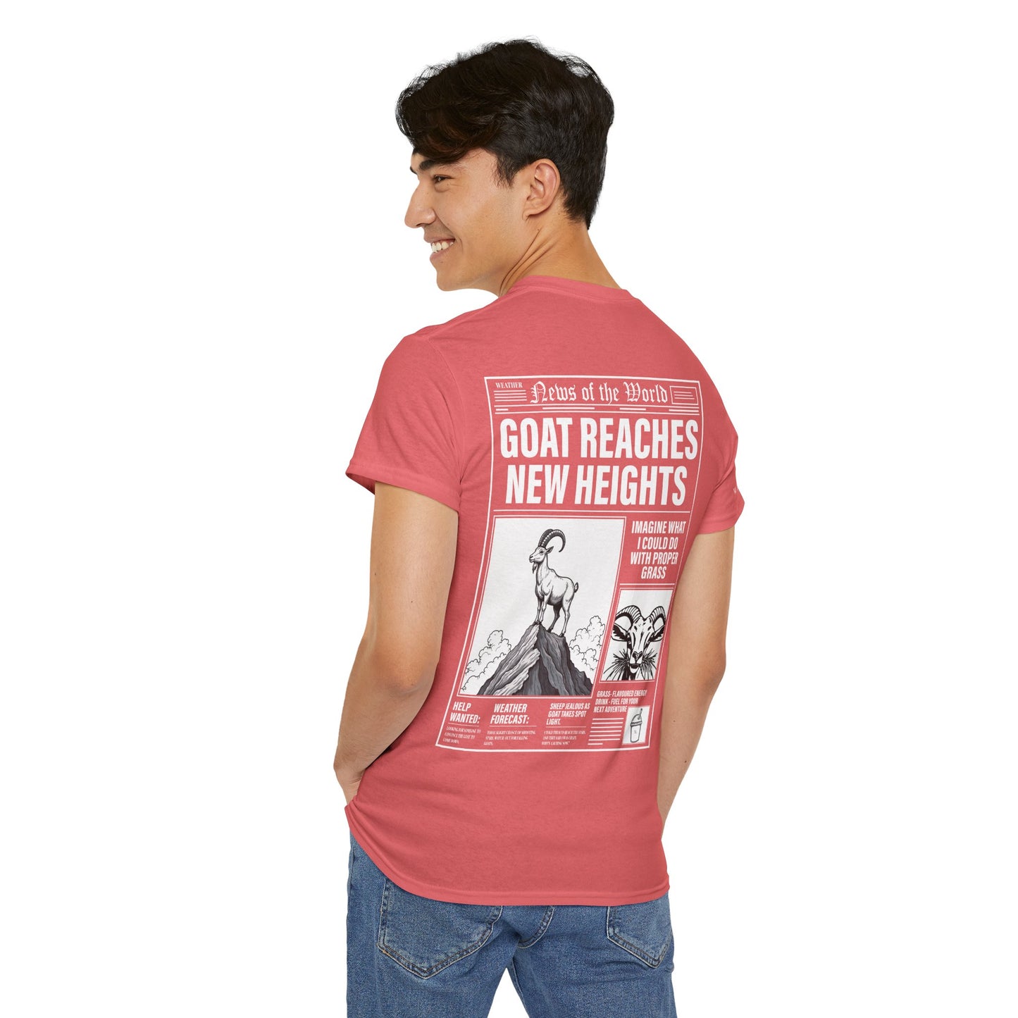 Goat Reaches New Heights T-shirt